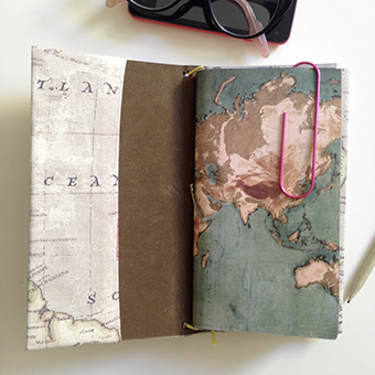 Buldori - Organiseur cartes du Monde + carnets