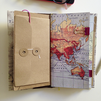 Buldori - Organiseur cartes du Monde + carnets