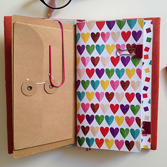 Buldori - Organiseur su&eacute;dine orange + carnets