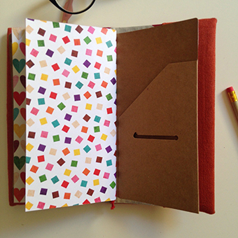 Buldori - Organiseur su&eacute;dine orange + carnets
