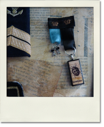 Broche militaire coccinelle