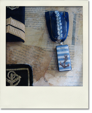 Broche militaire le marin d'eau douce