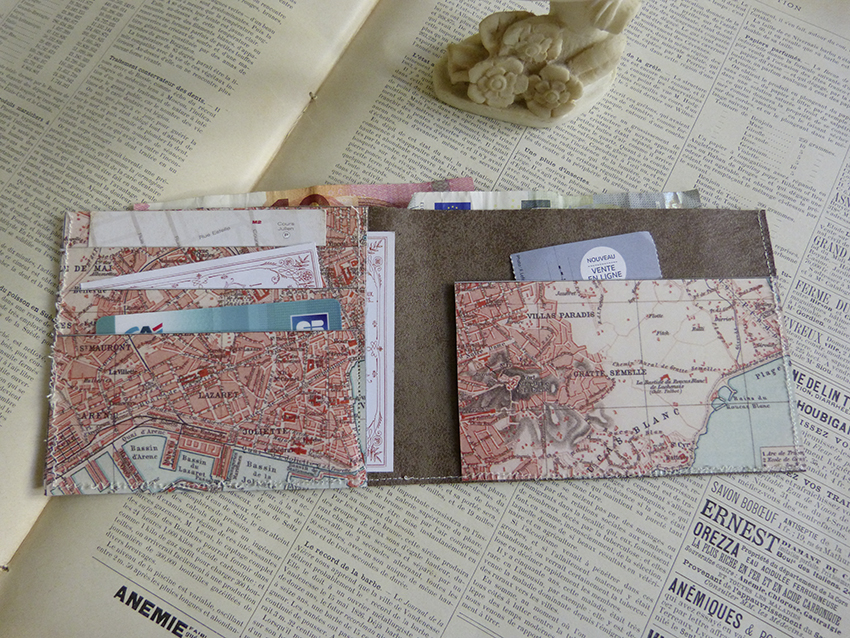 Portefeuille carte de Marseille