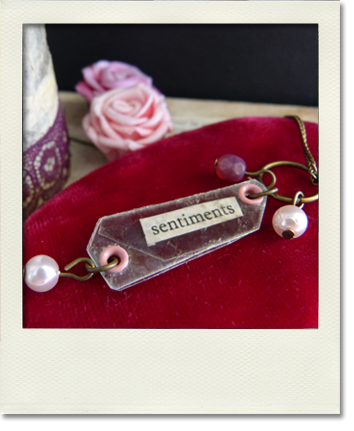 Collier quartz sentiments